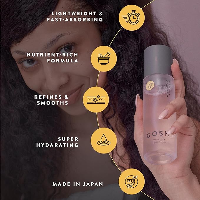 GOSHI Super Vitamin Elixir Toner - Hydrating Facial, 5 fl oz
