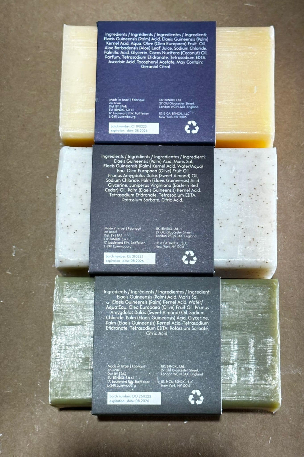 O NATURALS Bar Soap for Men - 3-Pcs Mens Soap Bar - Natural Soap - Mens Bar Soap - Men Soap - Natural Soap for Men - Organic Men's Soap Bars - Exfoliating Soap Bar - Citrus, Olive & Cedarwood