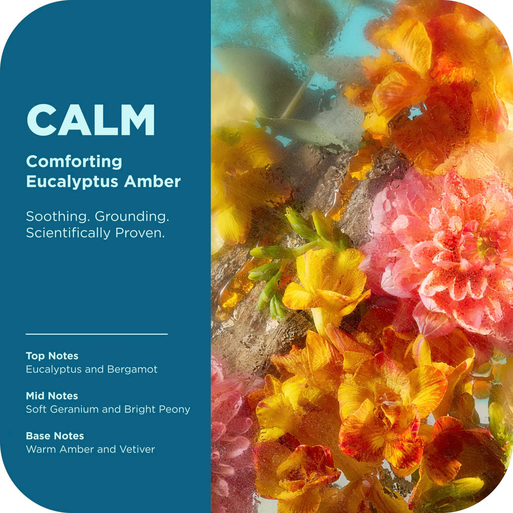 OLLY Calm Body Wash Eucalyptus Amber 17oz with Hyaluronic Acid