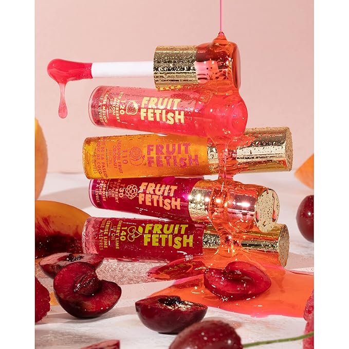 Milani Fruit Fetish Lip Oil, Tinted Hydrating Lip Gloss - Strawberry Melon