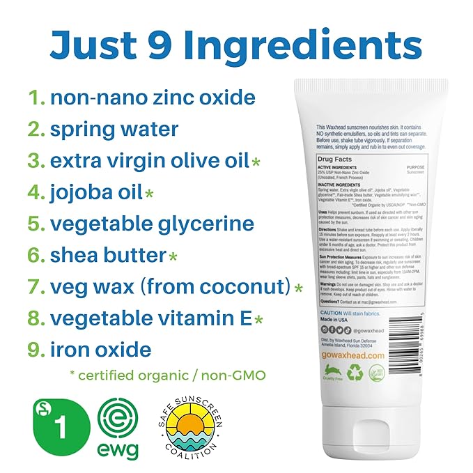 Tinted Mineral Sunscreen for Face SPF 31 Zinc Oxide Sensitive Skin - Medium