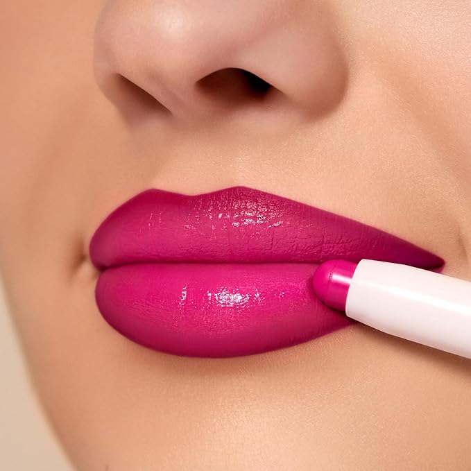 Pupa Milano Vamp! Creamy Duo, 011 Orange Red, 1 Pc - 2 in 1 Lipstick and Lip Pencil - Long Lasting - Lightweight - No-Transfer - Smooth Texture - Highly Pigmented