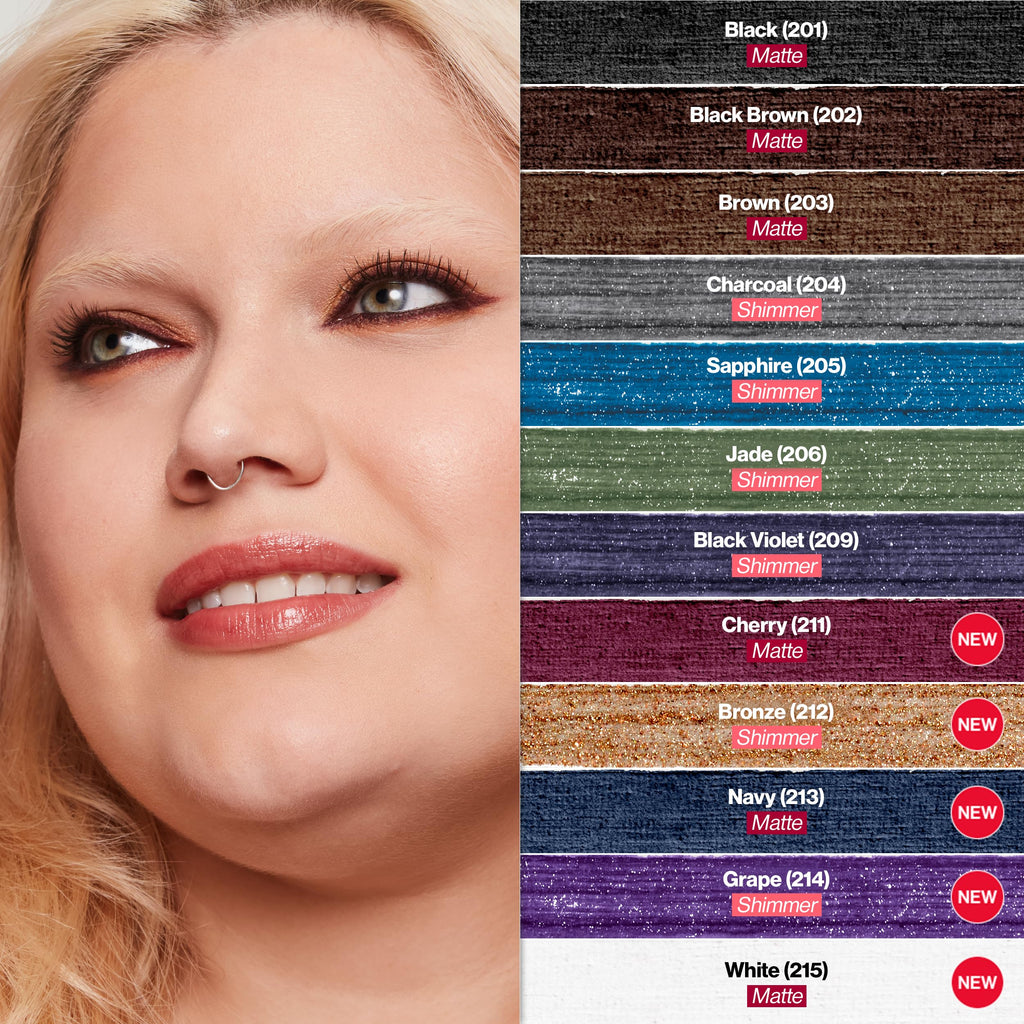 REVLON ColorStay Pencil Waterproof Eyeliner, 214 Grape, 0.01 oz