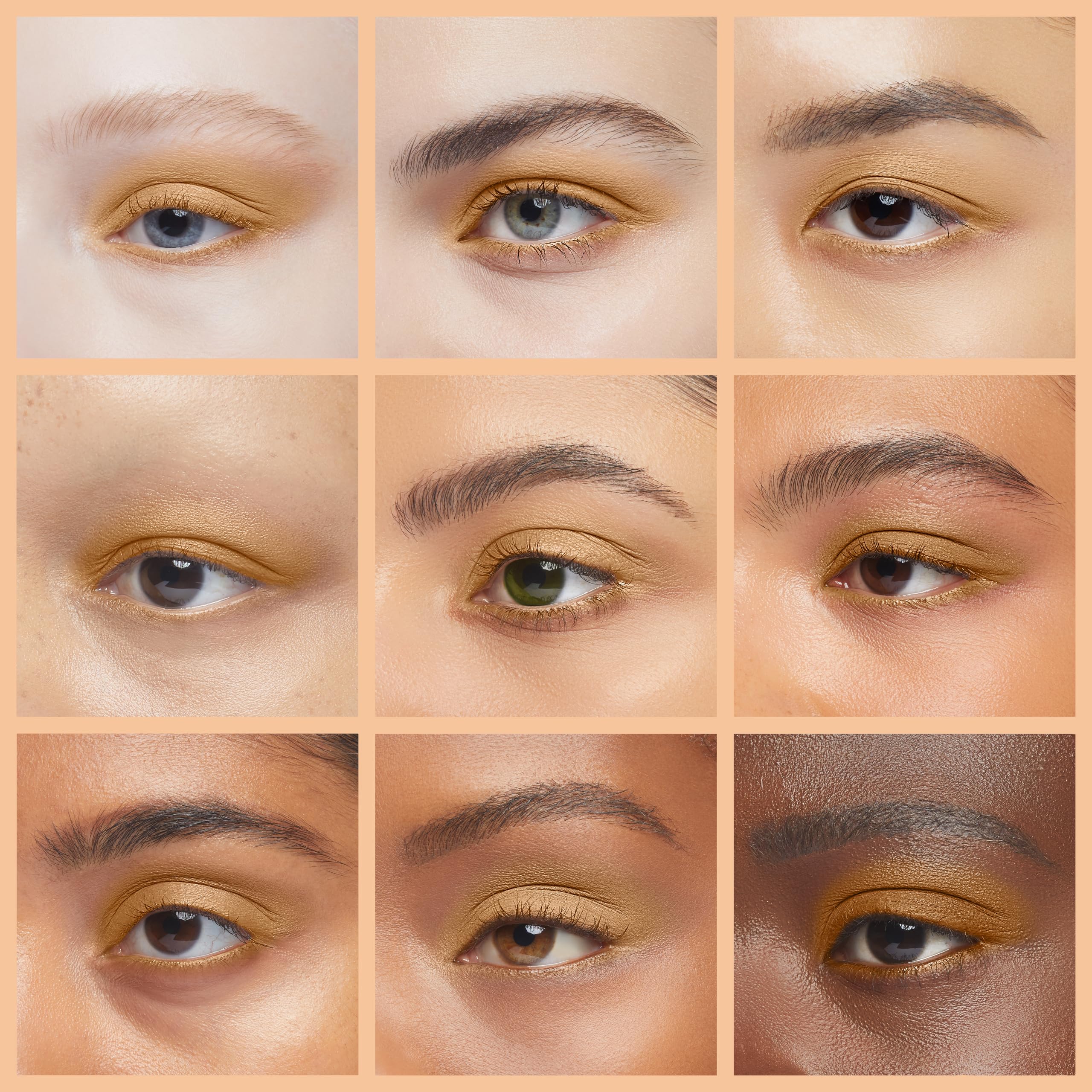 Pure Ziva Honey Glow Gold Naked Off White Nude Shimmering Shimmer Pressed Powder Single Vegan Eyeshadow; Talc, Paraben & Cruelty Free