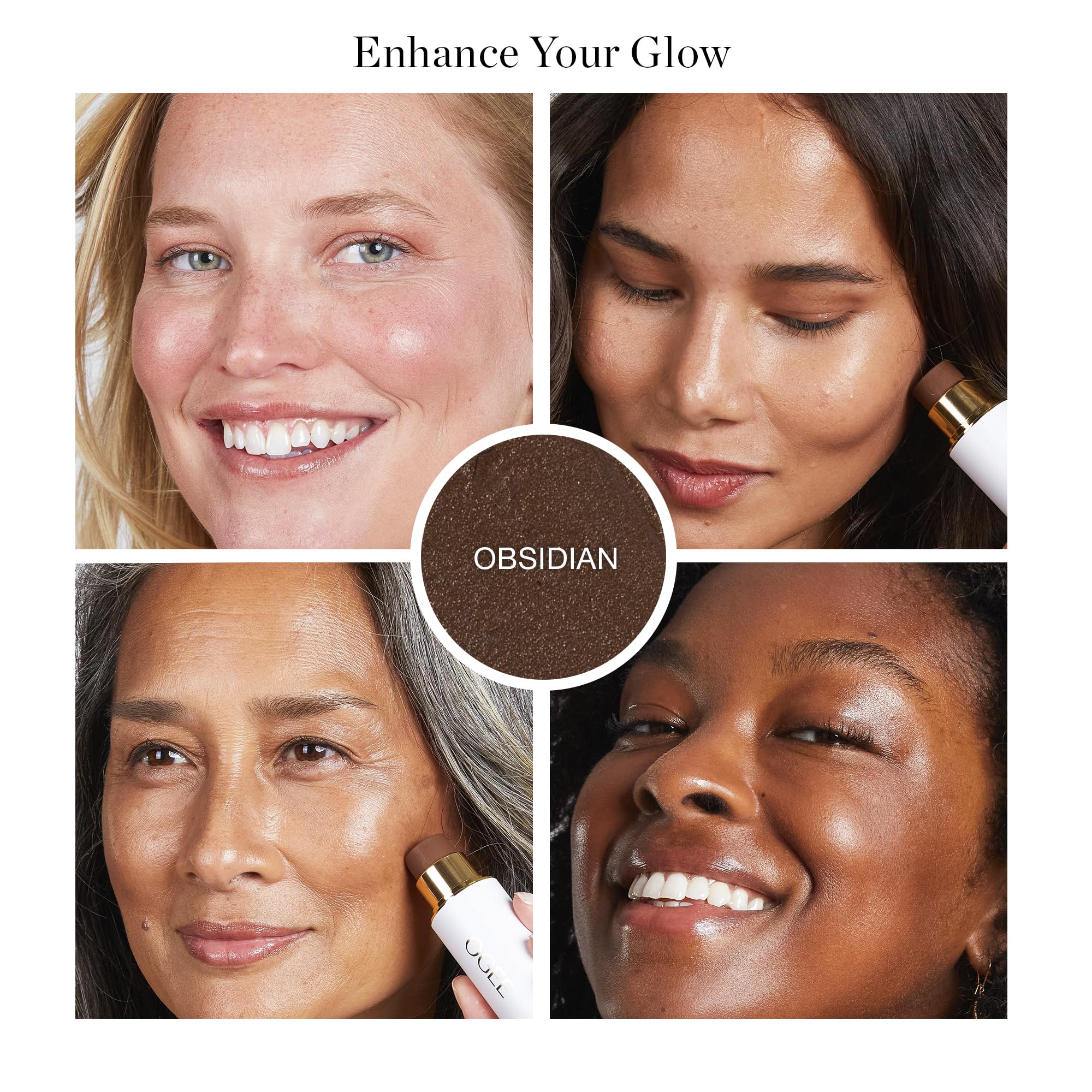 Ogee Sculpted Face Stick (OBSIDIAN