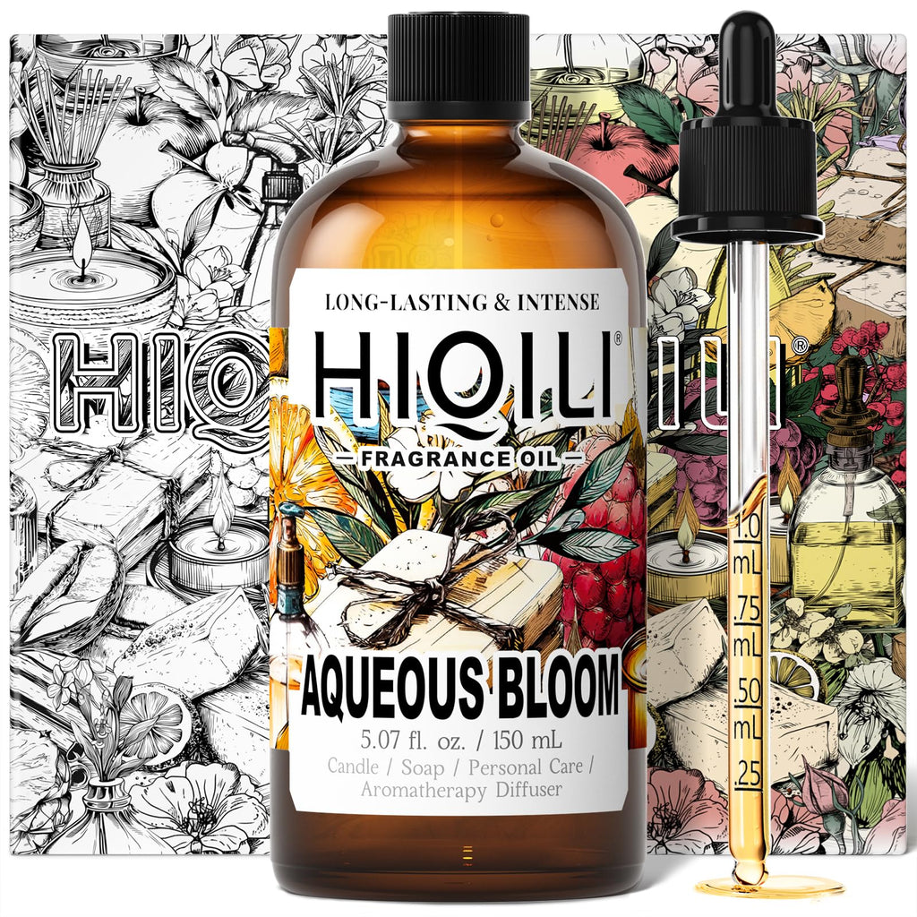 HIQILI Aqueous Bloom Fragrance Oil for Diffusers,Candle&Soap Craft