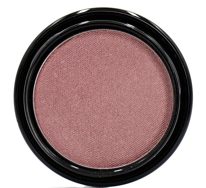 Pure Ziva Magnificent Mauve Dusty Shimmering Satin Velvet Pink Rose Purple Lavender Shimmer Pressed Powder Single Vegan Eyeshadow; Talc, Paraben & Cruelty Free