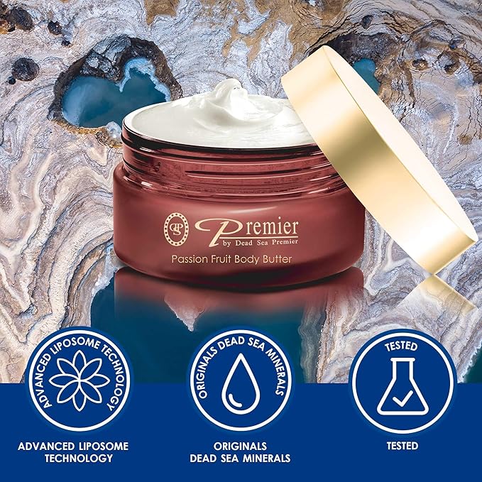 Premier Dead Sea Anti-Aging Body Cream - Passion Fruit 5.95 Fl oz