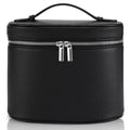 UUYUUY Makeup Bag Vanity Case Cosmetic Bag with Removable Divider Travel Toiletry Bag for Women Portable Make up Box Organizer, Black