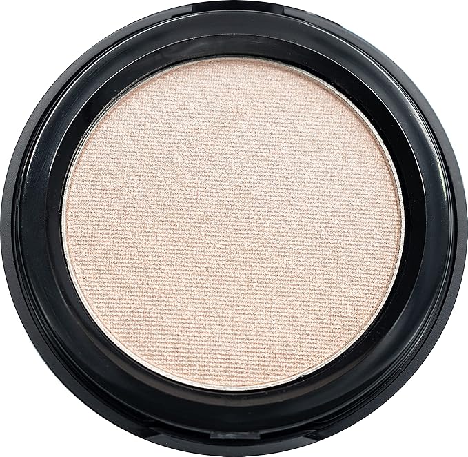 Pure Ziva Shiny Warm Sand Beige Taupe Nude Natural Tone Satin Finish Pressed Powder Single Vegan Eyeshadow; Talc, Paraben & Cruelty Free