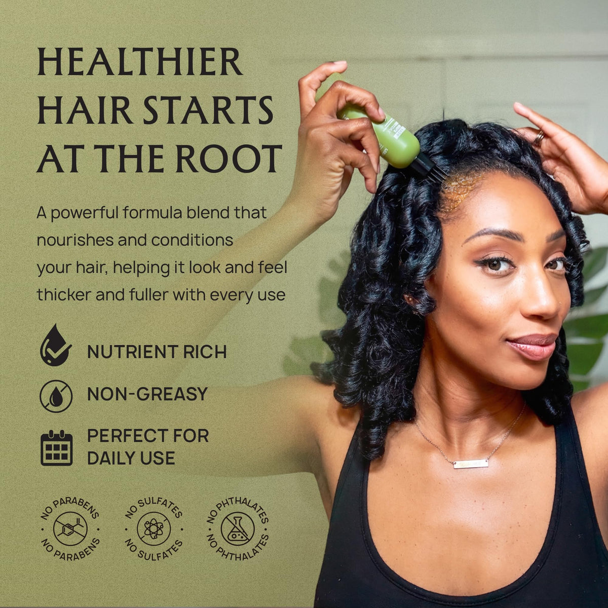 Lebanta Batana Oil for Hair - Organic Castor Rosemary Scalp Oil 3.38 Fl Oz