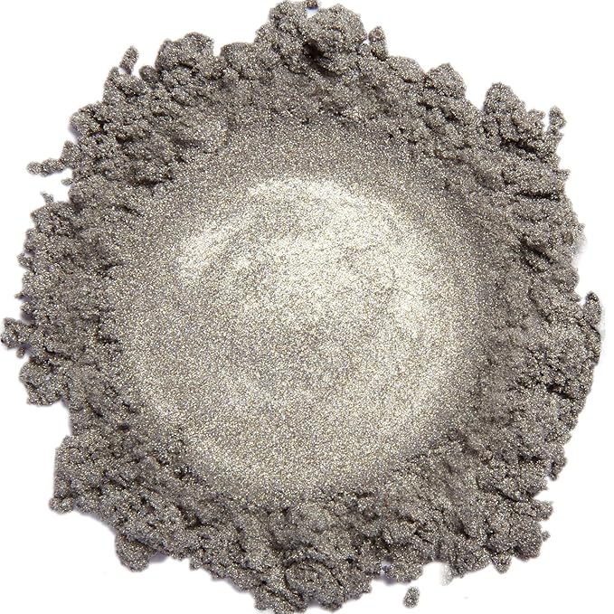 Demure Mineral Make Up (Pewter) Eye Shadow, Shimmer, Loose Powder, Glitter, Organic Natural, Organic, Natural Eyeshadow, Professional