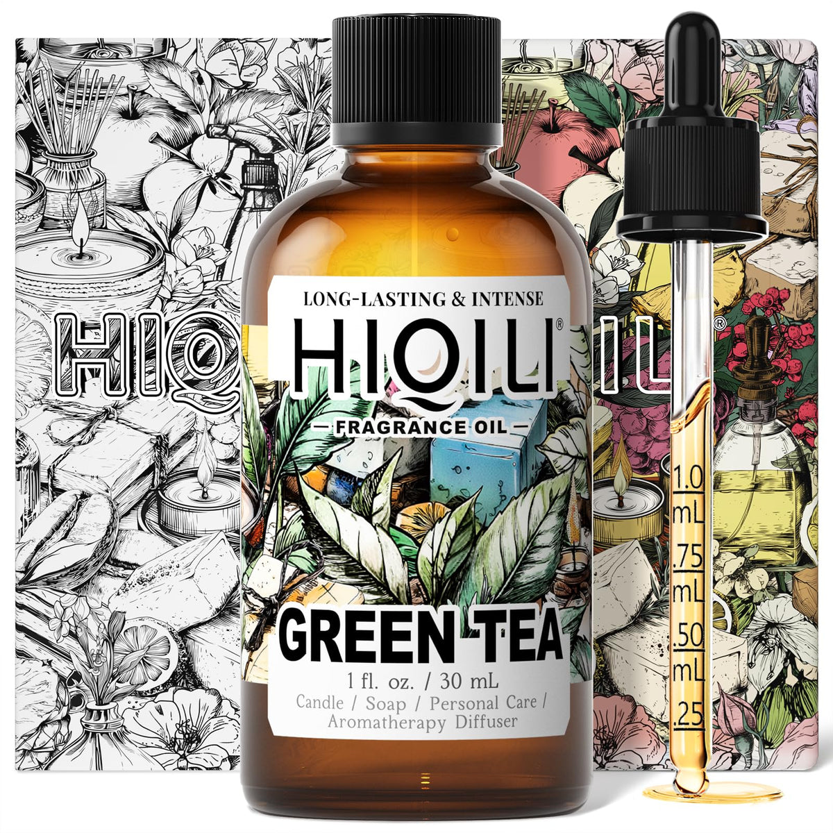 HIQILI Grape Fragrance Oil for Diffusers, Perfume & Room Spray - 5.07 Fl Oz