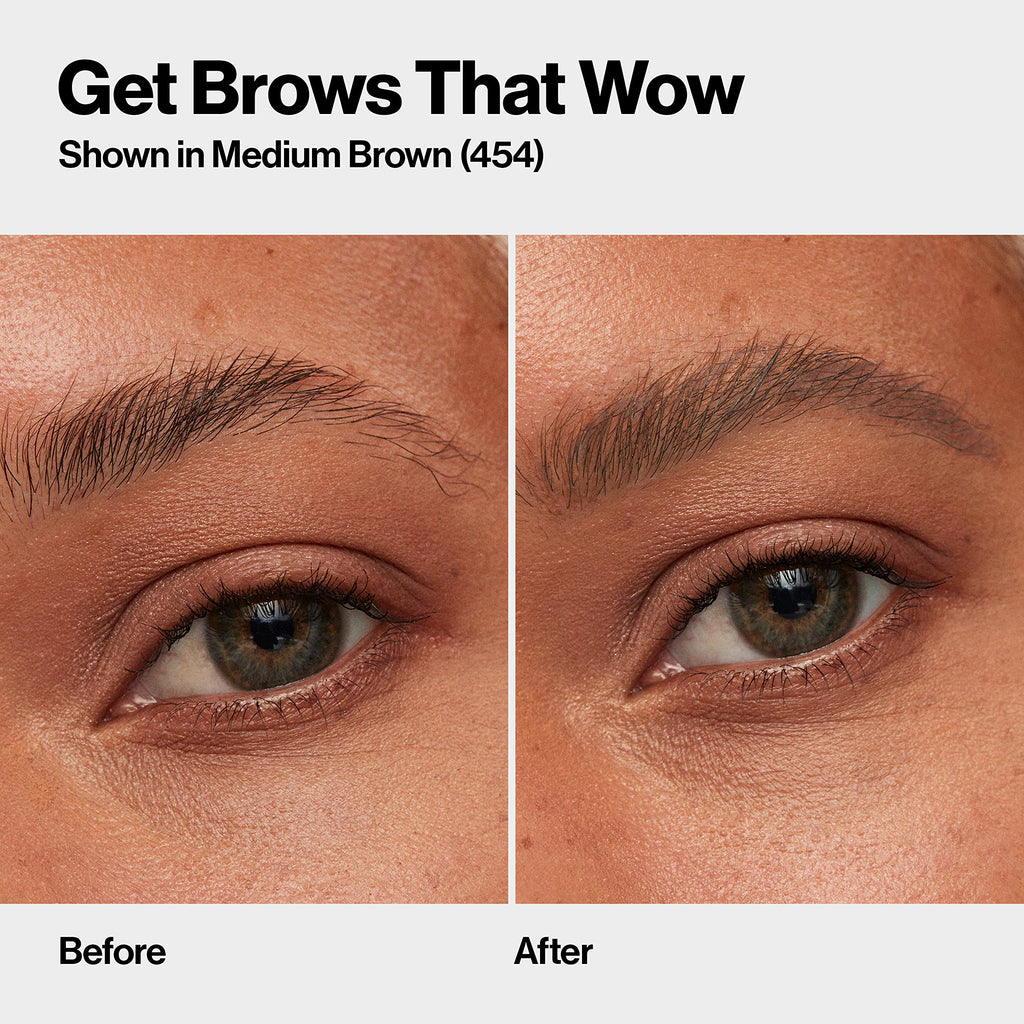 Revlon ColorStay Micro Brow Pencil, 454 Medium Brown, 0.003 oz