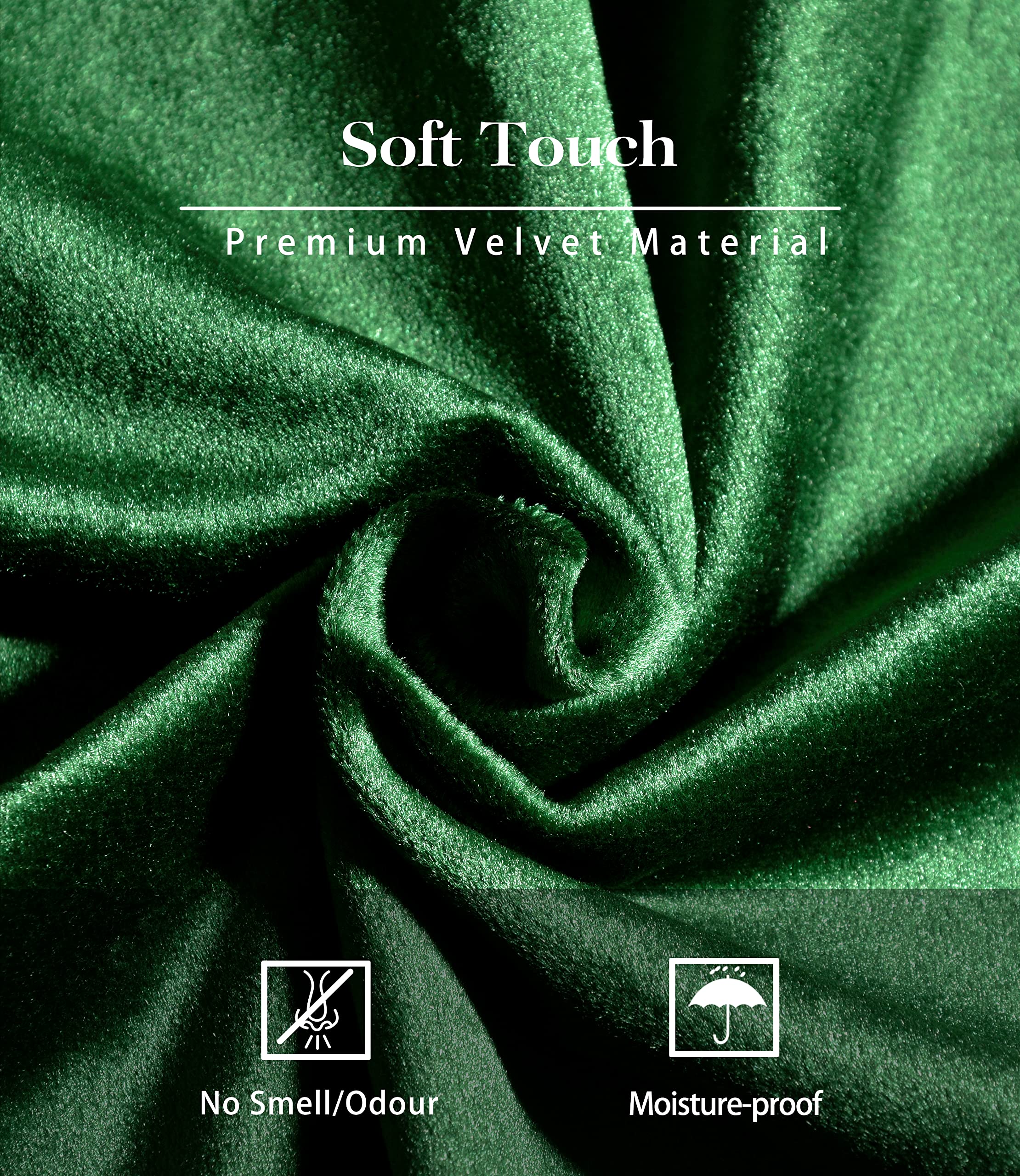 TAIMY Travel Jewelry Case, Mini Jewelry Travel Case, Velvet Small Travel Jewelry Box, Portable Jewelry Travel Organizer Box for Rings Earrings Necklaces(Emerald Green)