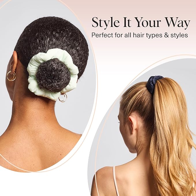 Kitsch Scrunchies for Women - Garden Bouquet, 3pcs