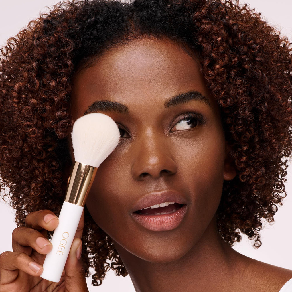 Ogee Powder Brush - Ultra-Soft Powder Setting Brush with Vegan Fibers