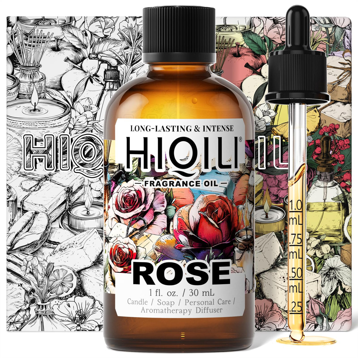HIQILI Grape Fragrance Oil for Diffusers, Perfume & Room Spray - 5.07 Fl Oz