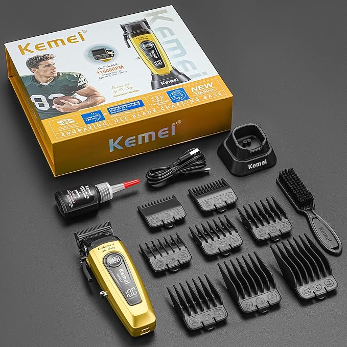 KEMEI 90-4 Professional Hair Clippers for Men 11500 RPM Barber Clippers