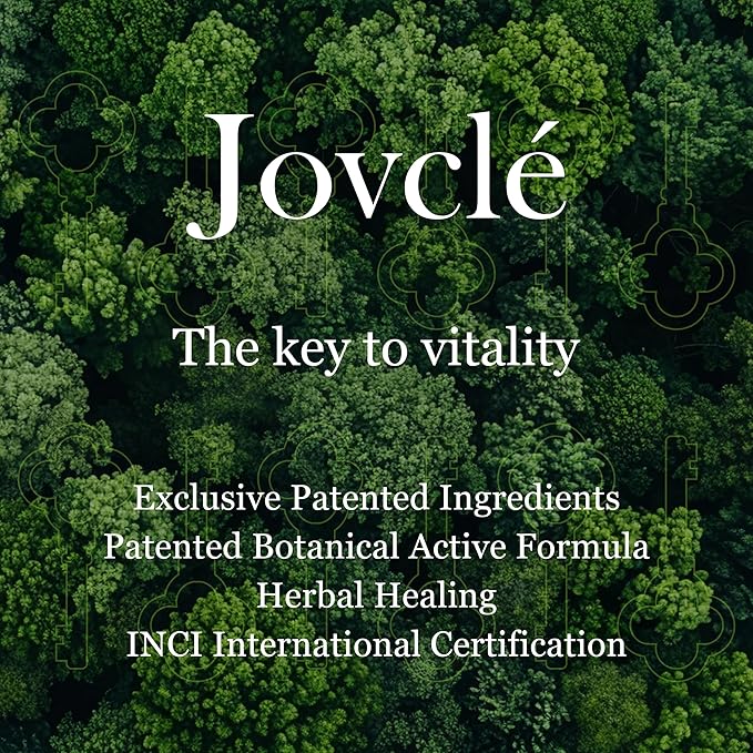 Jovclé Moisturizing Facial Essence, Luxurious Herbal Hydrating Serum for Face & Neck, Enriched with Centella Asiatica, Ginseng & Osmanthus, 1 fl. oz