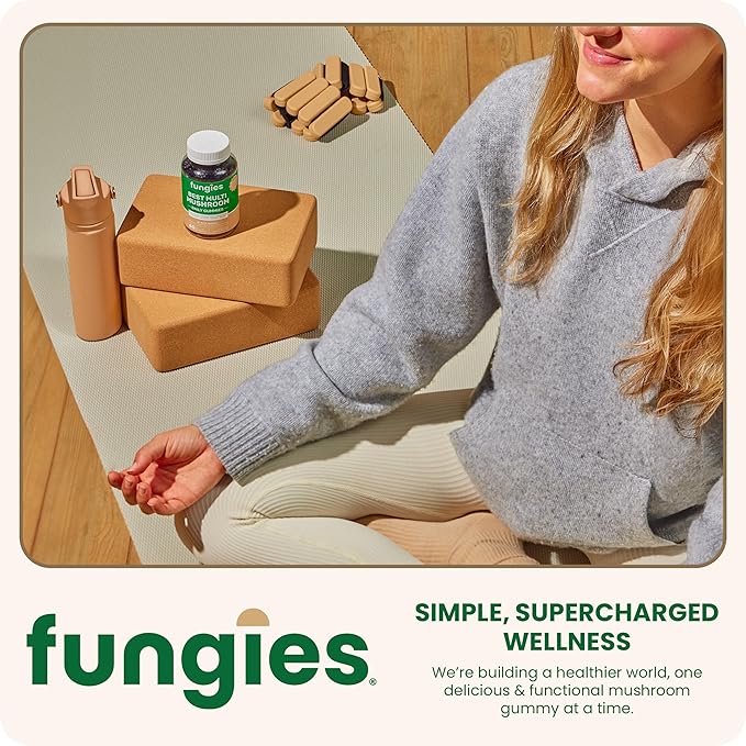 Fungies Multi Mushroom Gummies | 60 Count | Complex Adult Supplement
