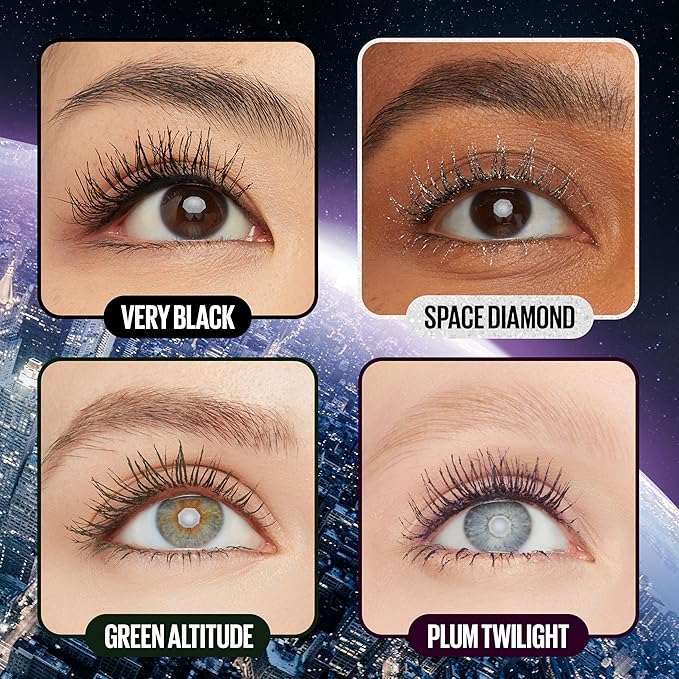 Maybelline Lash Sensational Sky High Washable Mascara Makeup, Volumizing, Lengthening, Defining, Curling, Multiplying, Buildable Formula, Cosmic Black, 1 Count