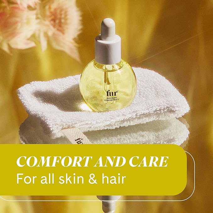 Fur Ingrown Concentrate Kit | Exfoliating Oil & Eliminator Mitt | 0.5fl oz