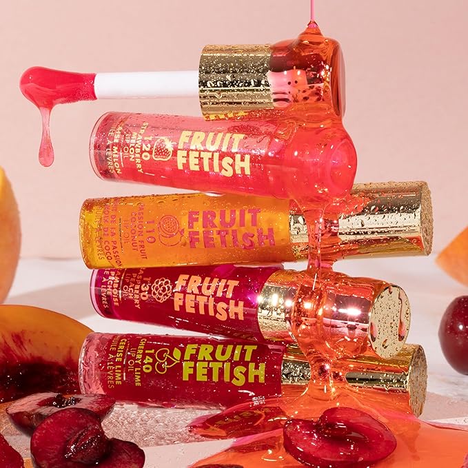 Milani Fruit Fetish Lip Oil - Blackberry Agave & Lychee Nectar 2pk
