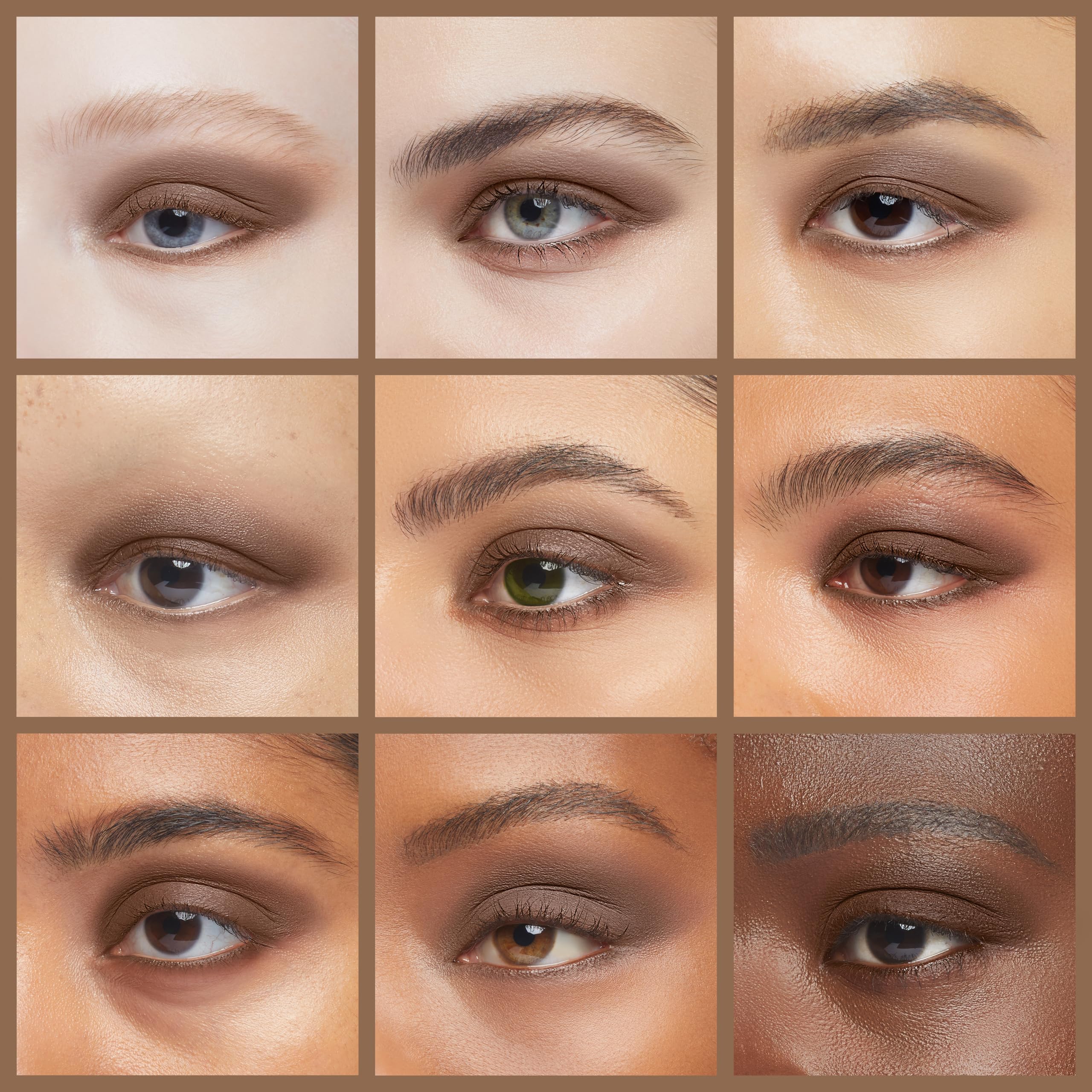 Pure Ziva Brazilian Brown Cinnamon Chestnut Bronze Pressed Powder Single Vegan Eyeshadow; Talc, Paraben & Cruelty Free