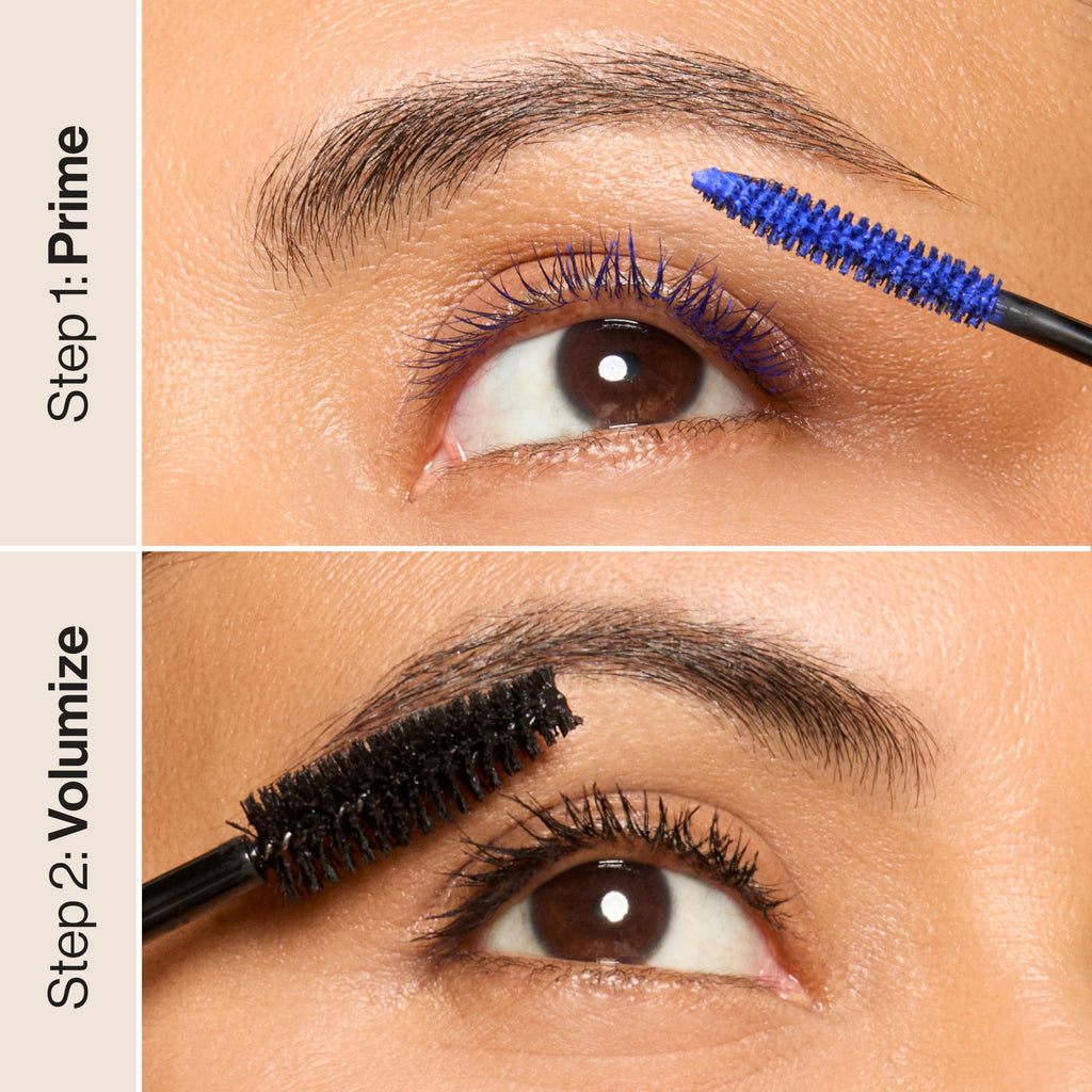 Honest Beauty 2-in-1 Extreme Volume Clean Mascara, Black, 0.27 fl oz