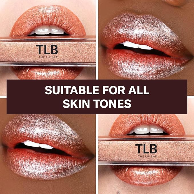 The Lip Bar - Lip Gloss, Goddess (Golden Bronze Shimmer) - Gloss Up Sheer Finish - Smooth, Not Sticky Formula - Coconut Oil, Olive Oil, Argan Oil & Vitamin E - Vegan & Cruelty Free -.30 fl oz