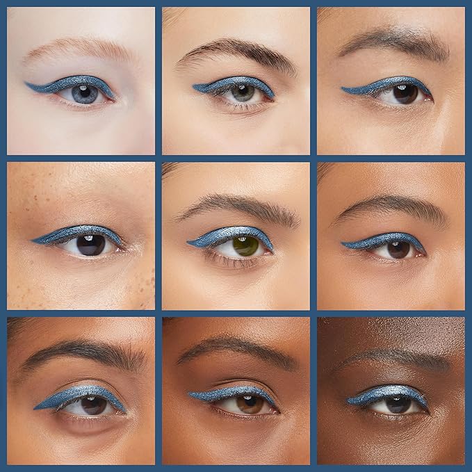 EPILYNX Liquid Eyeliner, Waterproof Vegan, Shimmer Royal Blue, 2mL