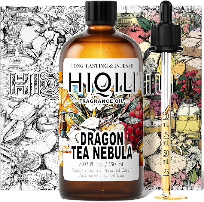 HIQILI Dragon Tea Nebula Fragrance Oil for Diffuser, Candle & Room Spray