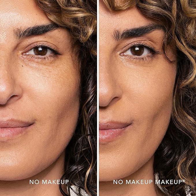 No Makeup Makeup Foundation & Brush Duo, Cream-Balm Formula, Tan