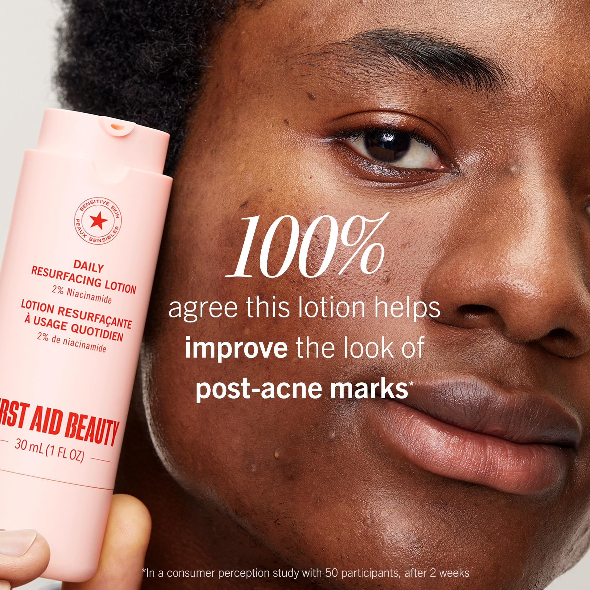 First Aid Beauty Daily Resurfacing Lotion with 2% Niacinamide, 1 oz