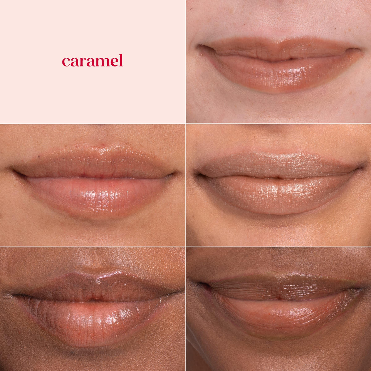 Burt's Bees Shimmer Lip Tint Set, Tinted Lip Balm Stick, Moisturizing for All Day Hydration with Natural Origin Glowy Pigmented Finish & Buildable Color, Caramel (4-Pack)