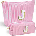 YOOLIFE Birthday Gifts for Girls Makeup Bag Cosmetic Bag Teacher Gifts Birthday Gift for 3 4 5 6 7 8 9 10 11 12 13 Year Old Girls Pink J