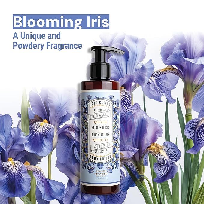 Panier des Sens Iris Body & Hand Lotion Pump, 8.45 fl oz