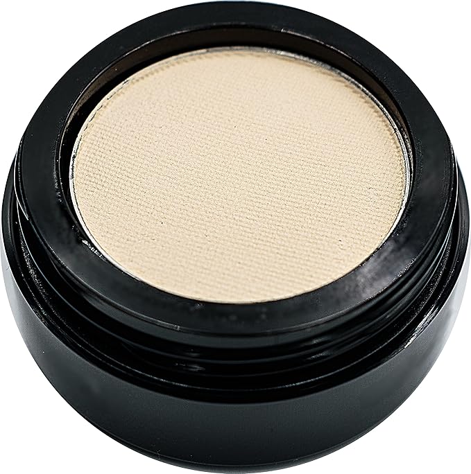 Pure Ziva Naked French Vanilla Off White Nude Neutral Matte Pressed Powder Single Vegan Eyeshadow; Talc, Paraben & Cruelty Free