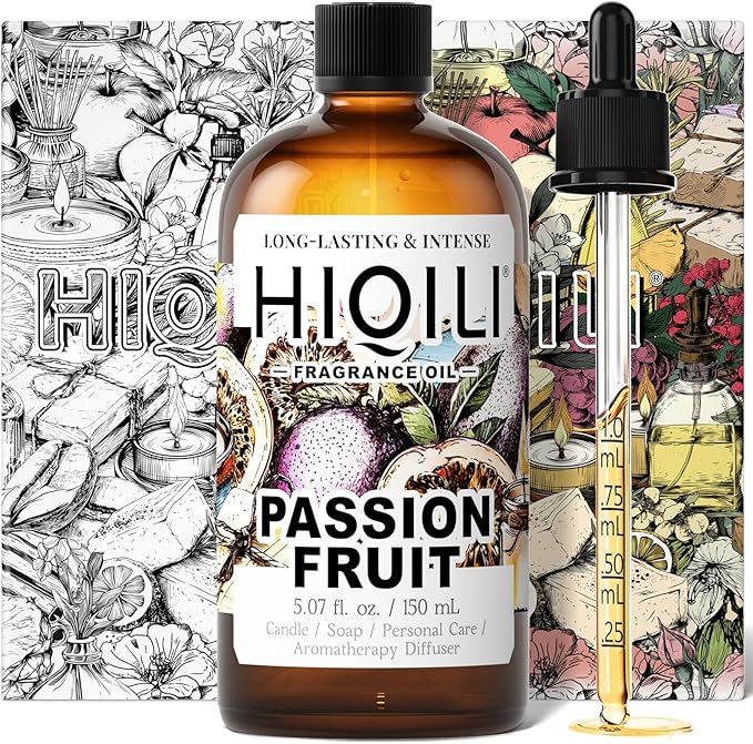 HIQILI Passion Fruit Fragrance Oil for Candle, Soap Making & Diffuser