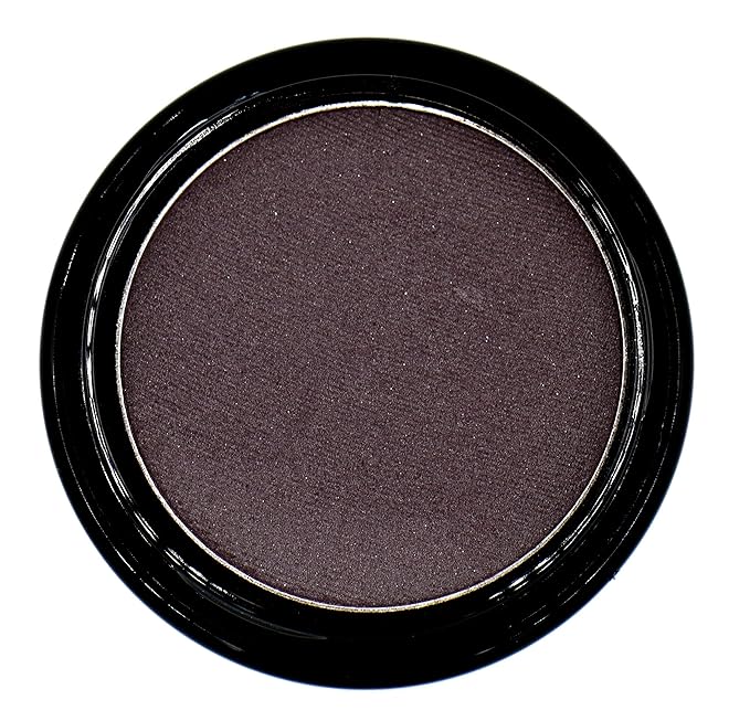 Pure Ziva Smokey Plum Dark Purple Violet Brown Matte Opaque Pressed Powder Single Eyeshadow; Talc, Paraben & Cruelty Free