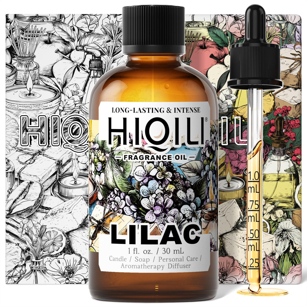 HIQILI Grape Fragrance Oil for Diffusers, Perfume & Room Spray - 5.07 Fl Oz