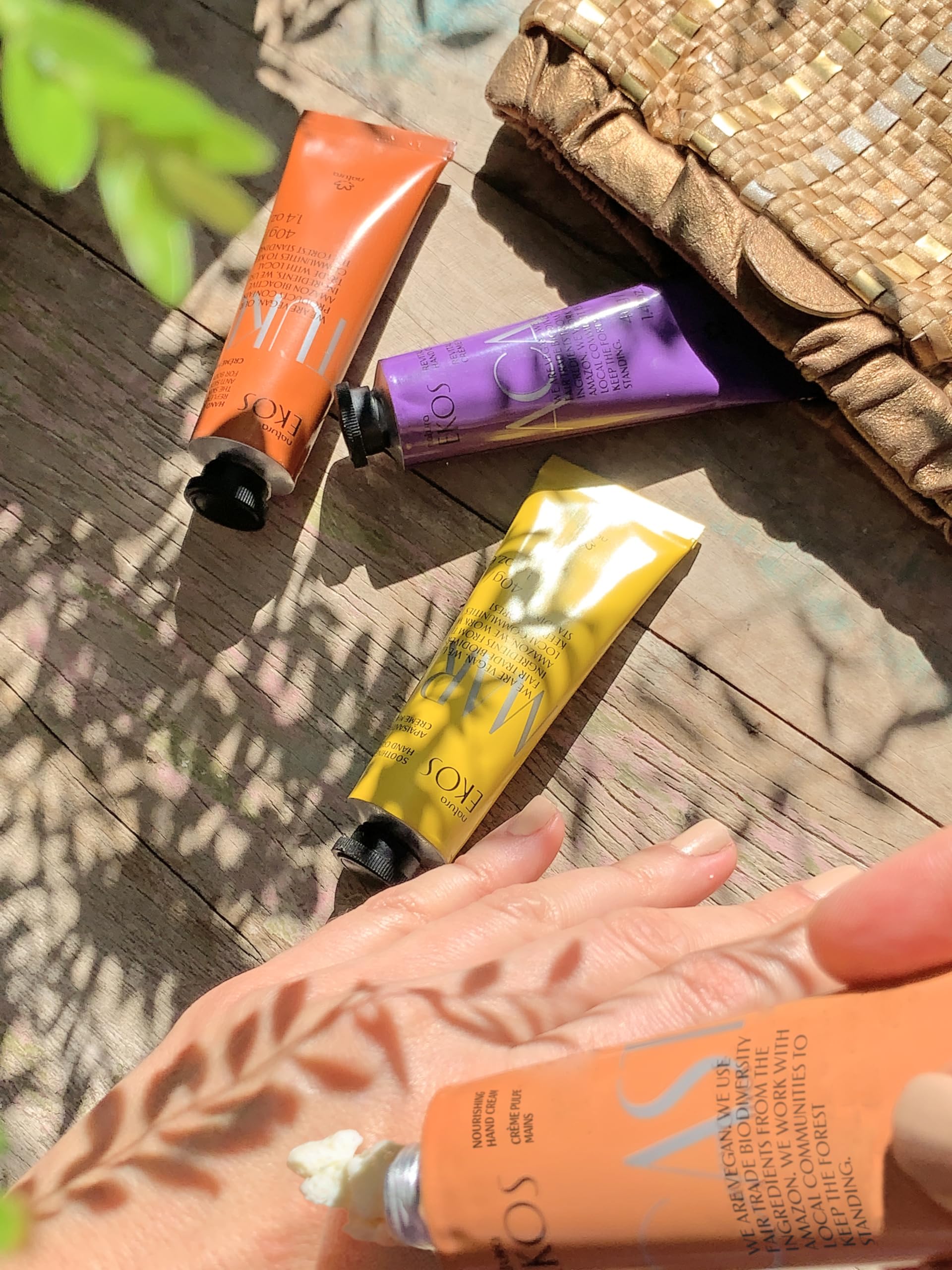 natura - Passion Fruit Hand Cream - Calming Balm - Fast Absorption - 24-Hour Deep Hydration Skin Moisturizer - Vegan Skin Care - Brazilian Beauty Secrets - Self Care & Body Care - 2.6oz (75g)