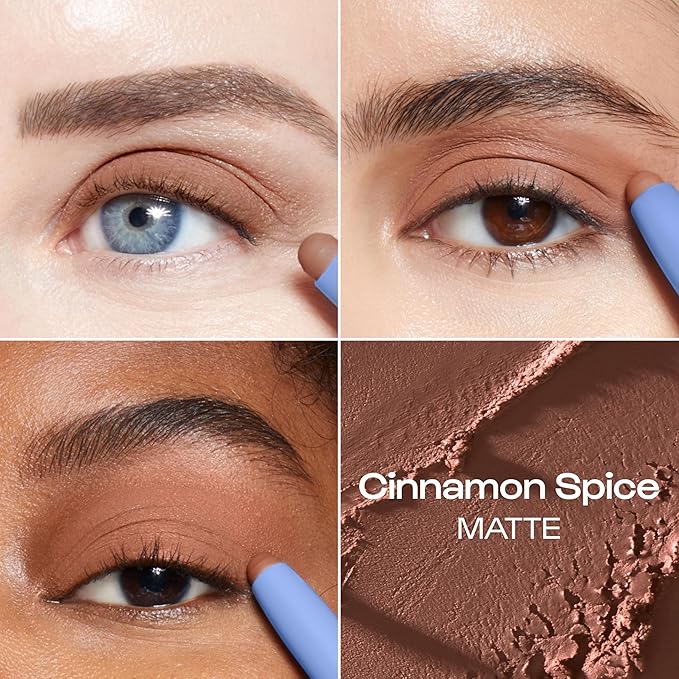 ALLEYOOP 11th Hour Cream Eyeshadow and Liner Stick, Cinnamon Brown Matte