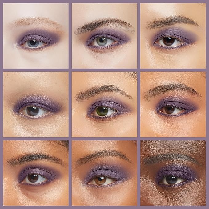 Pure Ziva Crushed Violet Matte Purple Mauve Pressed Powder Single Eyeshadow; Talc, Paraben & Cruelty Free