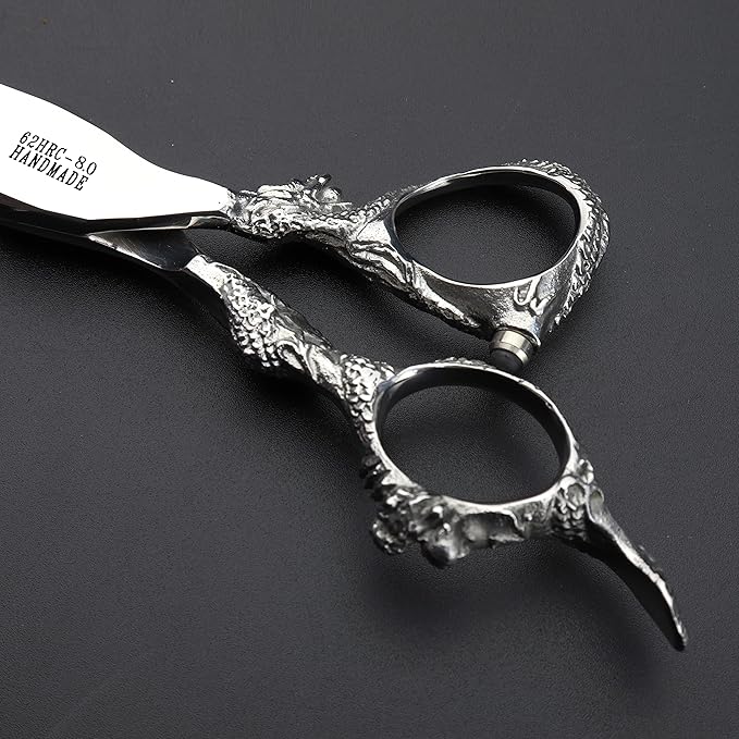Hair Scissors 6/7/8/9-inch 440C High Hardness For Hairdressers Haircuts Cuttinging Scissors Professional Haircut(8-in cutting scissors)