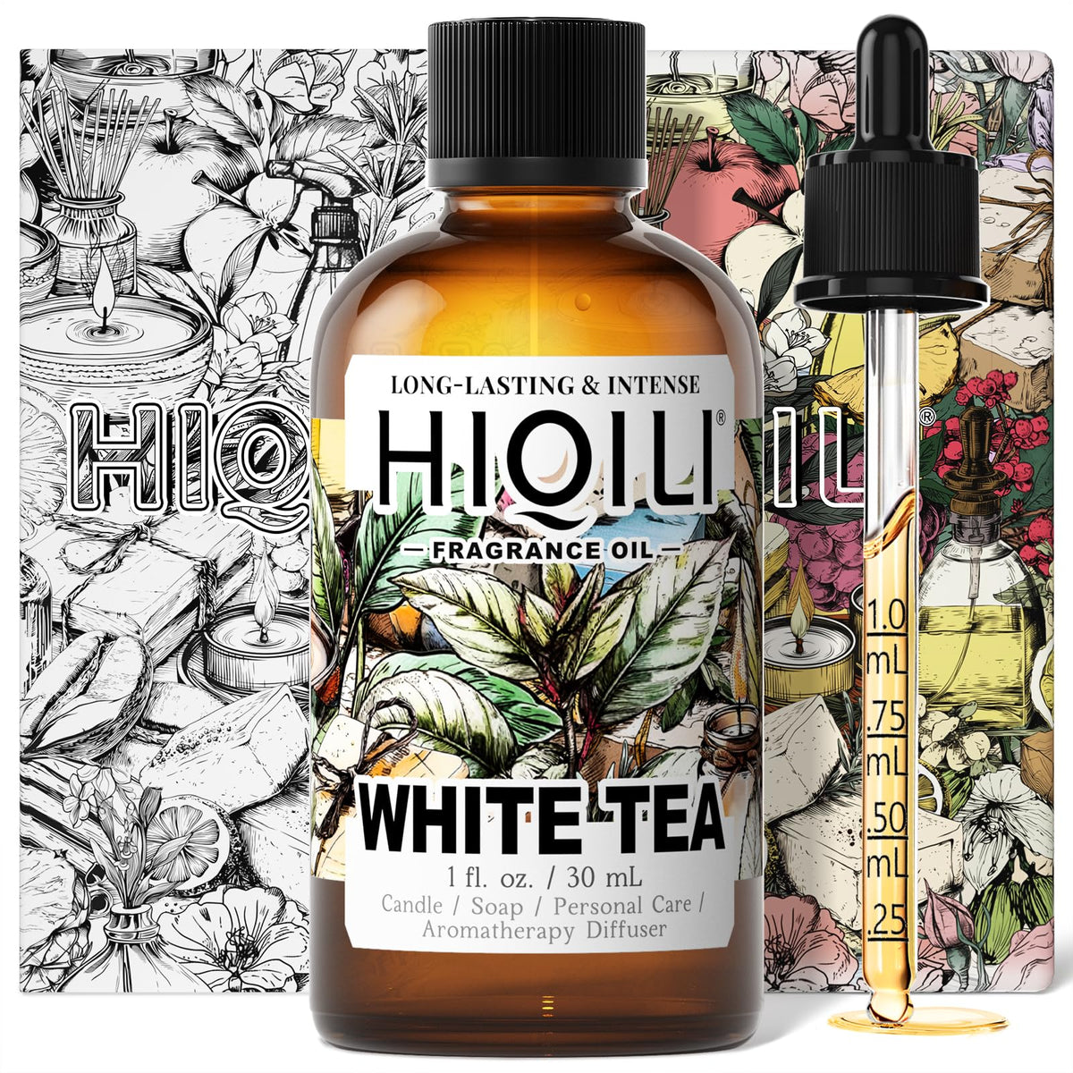 HIQILI Grape Fragrance Oil for Diffusers, Perfume & Room Spray - 5.07 Fl Oz