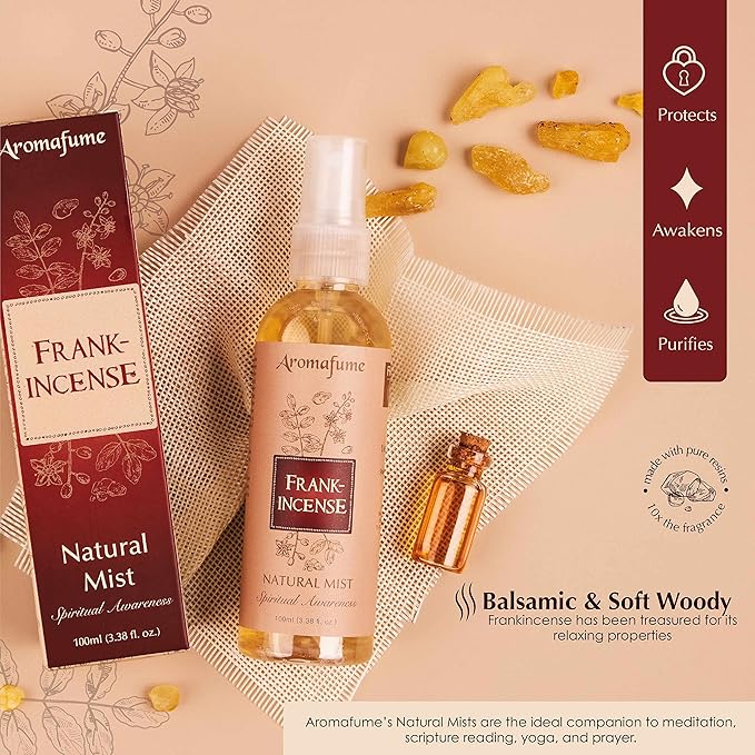 Frankincense Natural Resin Air Freshener Spray, 100ml, Aromafume