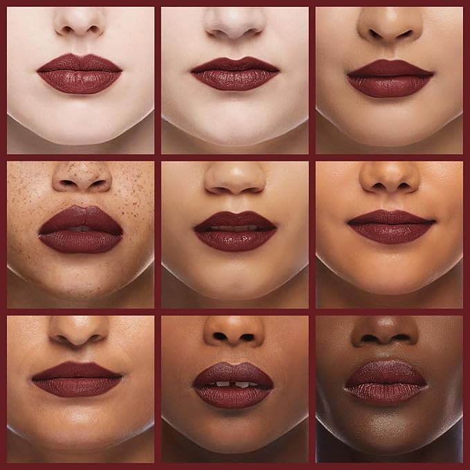 Oulac Dark Red Lipstick Matte for Women, Burgundy Lipstick Long Wear, Smudgeproof Liquid Lipsticks, Waterproof Lip Stain, No Transfer, Vegan & Cruelty-Free M18