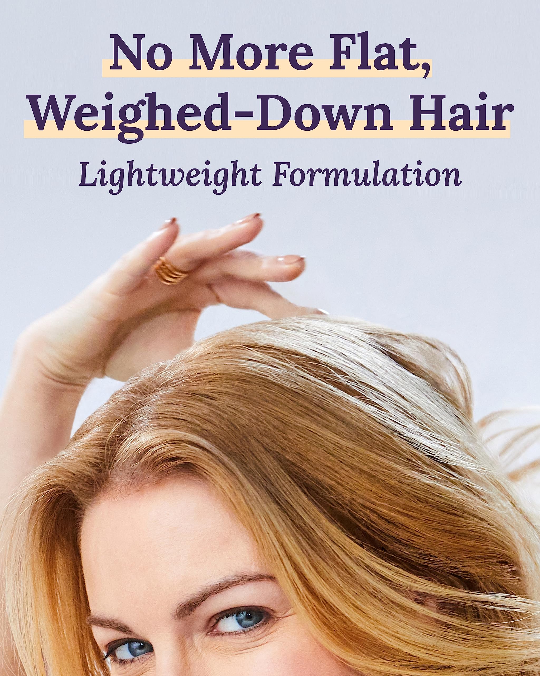 Keranique Volumizing Shampoo & Conditioner Set for Hair Repair, Growth & Thinning Hair Support – Keratin, Biotin, Menthol & Niacinamide, Lightweight Strengthening Formula - Keratin Amino Complex™